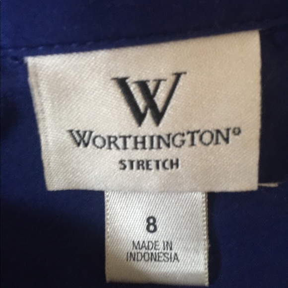 Worthington Stretch Ladies Short Sleeves Dress - Picture 5 of 6